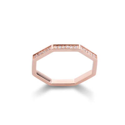 Octagon Line dijamantski prsten