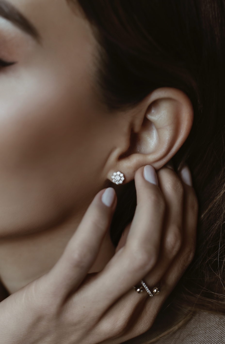 Bloom dijamantske minđuše - Slika 5