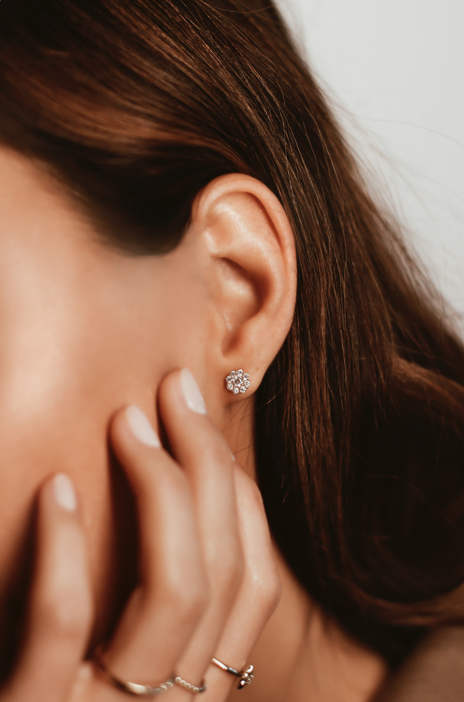 Bloom dijamantske minđuše - Slika 4