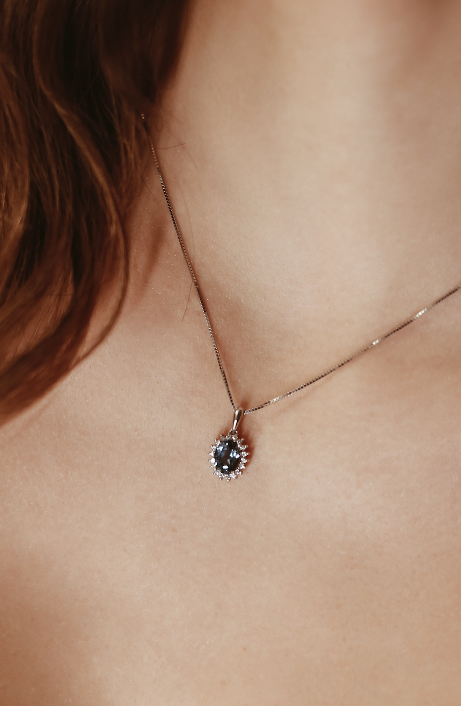 Royal Sapphire ogrlica sa dijamantima - Slika 2