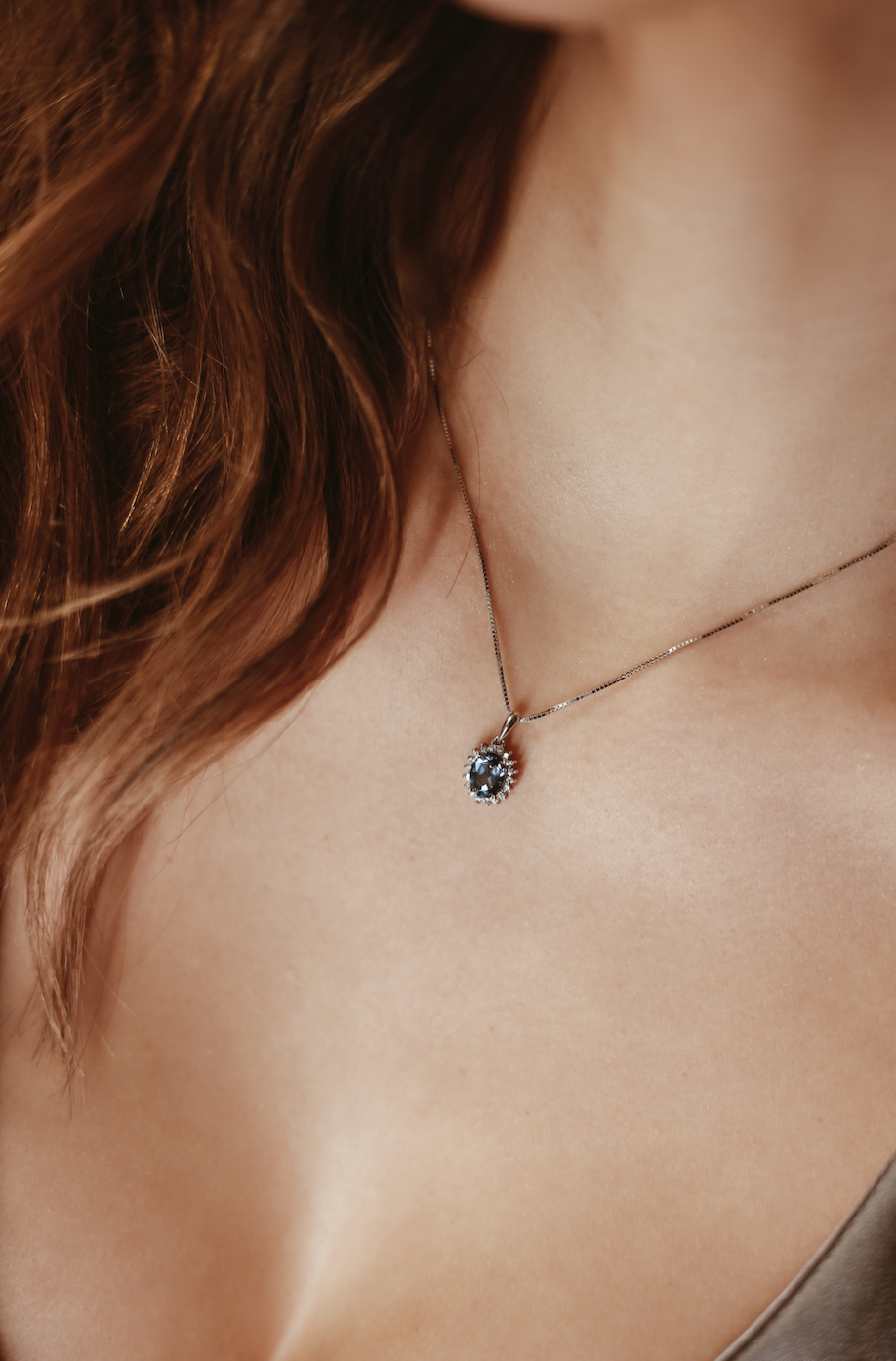 Royal Sapphire ogrlica sa dijamantima - Slika 3