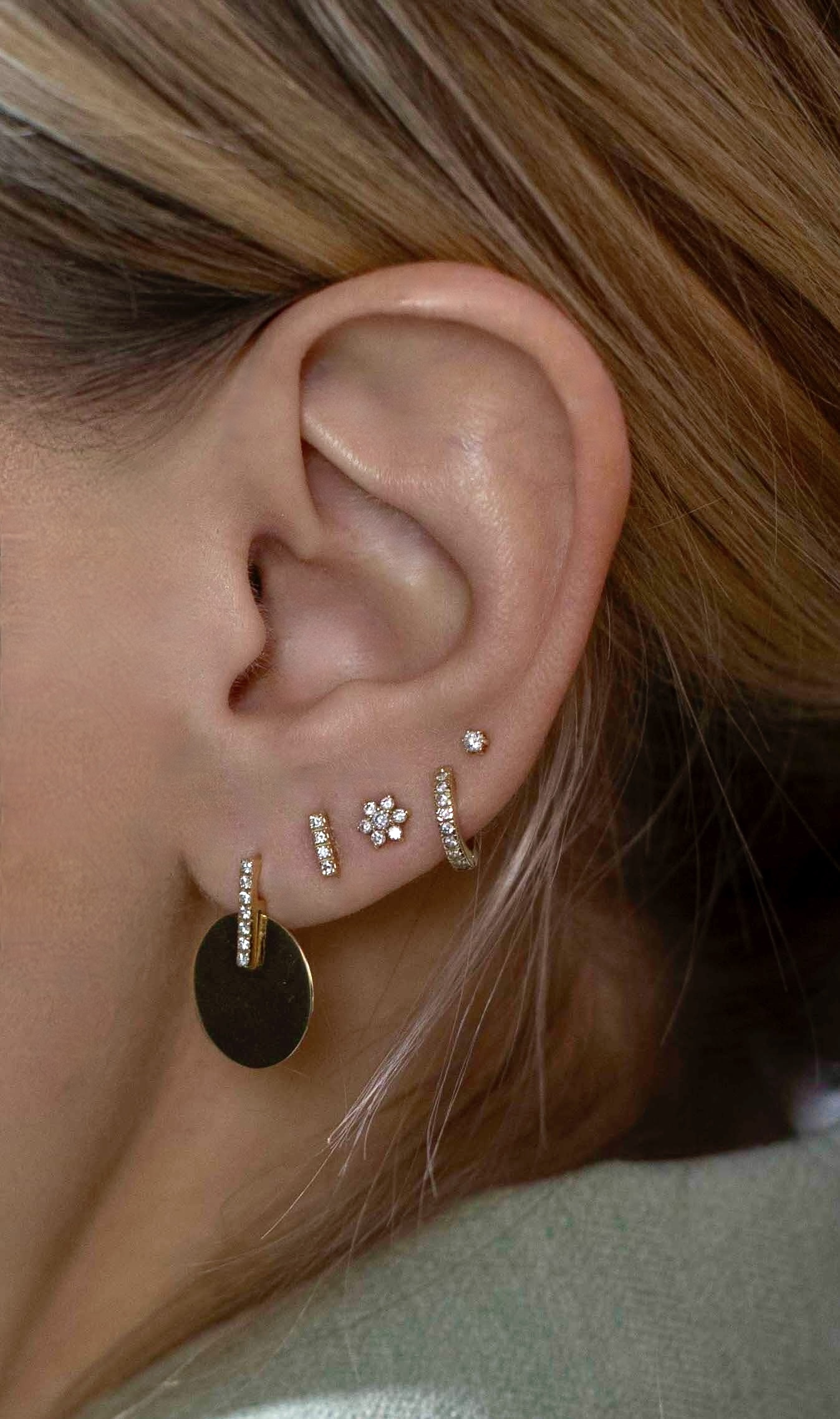 No Limits dijamantska minđuša - Slika 4