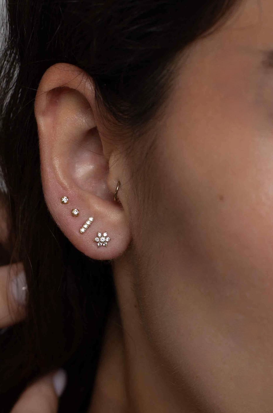 No Limits dijamantska minđuša - Slika 3