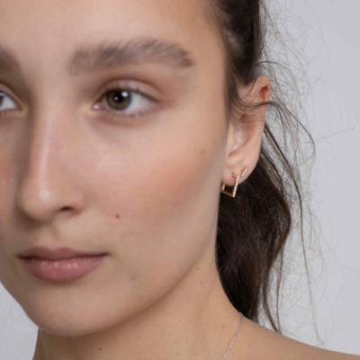 Edge dijamantska minđjuša