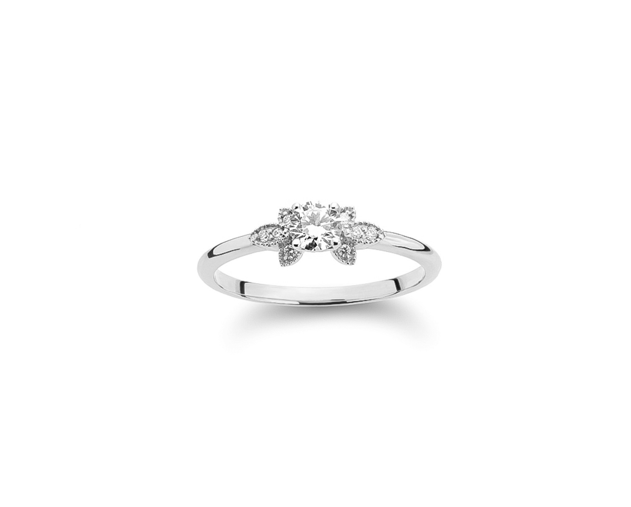 Fairytale Rose dijamantski verenički prsten - Slika 3